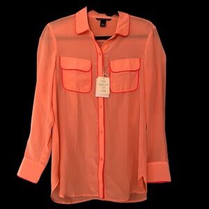 NWT Victorias Secret 100% Silk Blouse